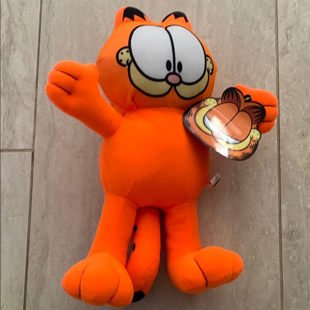 Orange Garfield Plush Toy